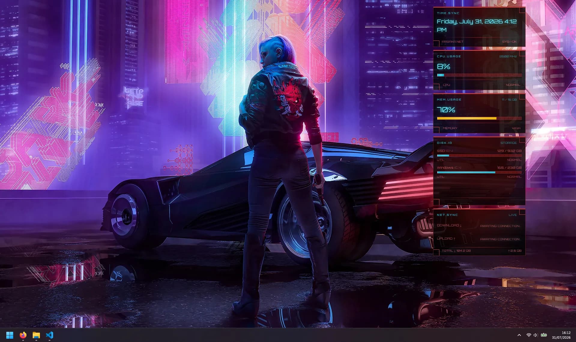 StormGauge Desktop Customization